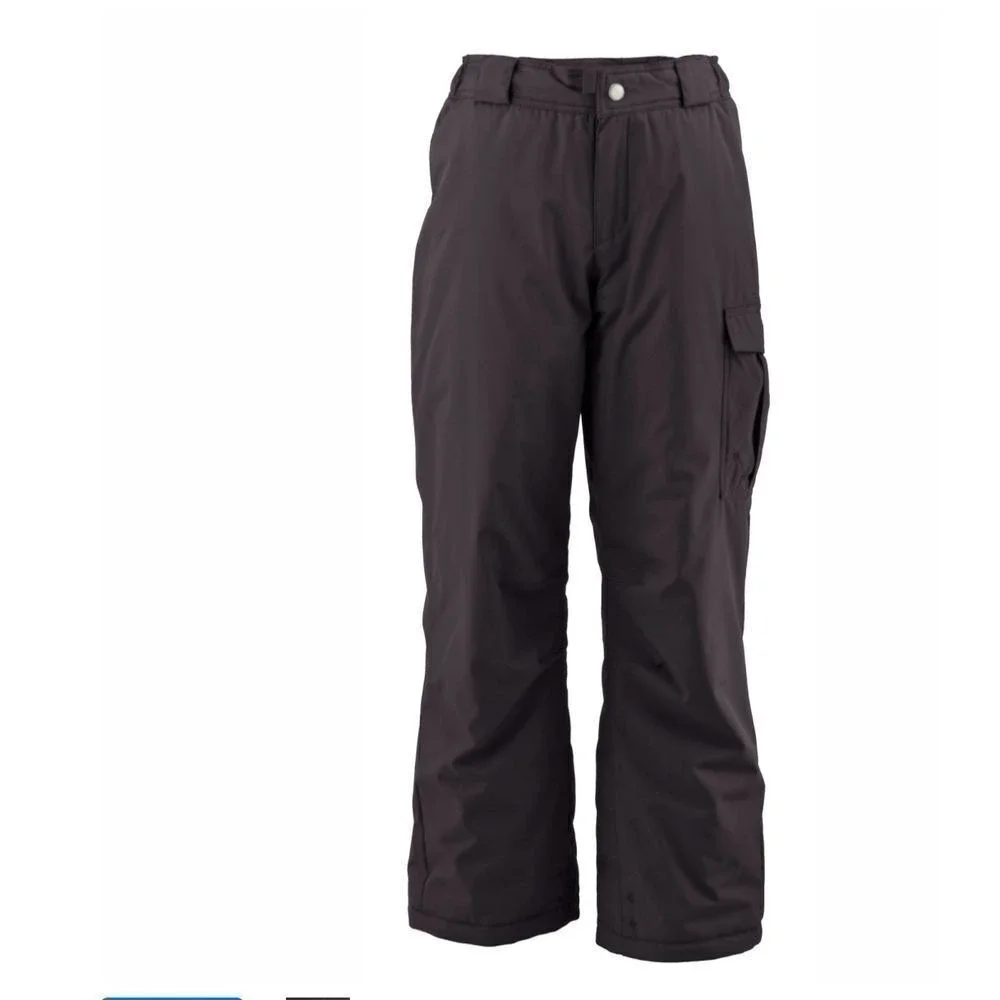 White Sierra Girl's Cruiser Insulated Snow‎ Pant - Black size XSmall 4/5